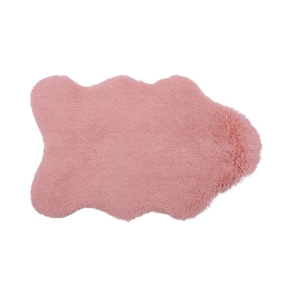 Kožešinkový koberec Bear, růžový