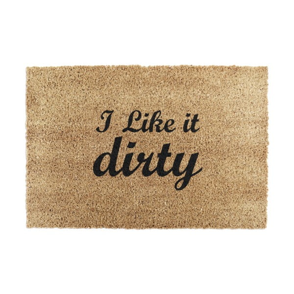 Kookoskiududest matt 40x60cm I Like it Dirty - Artsy Doormats