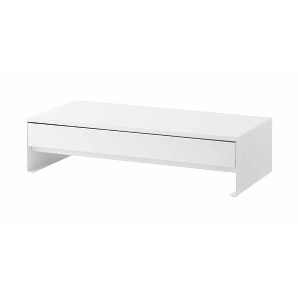 Valge metallist monitorialus Tower - YAMAZAKI