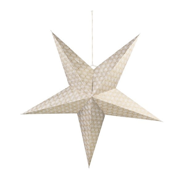 Papírová dekorativní hvězda zlaté barvy Butlers Magica, ⌀ 60 cm
