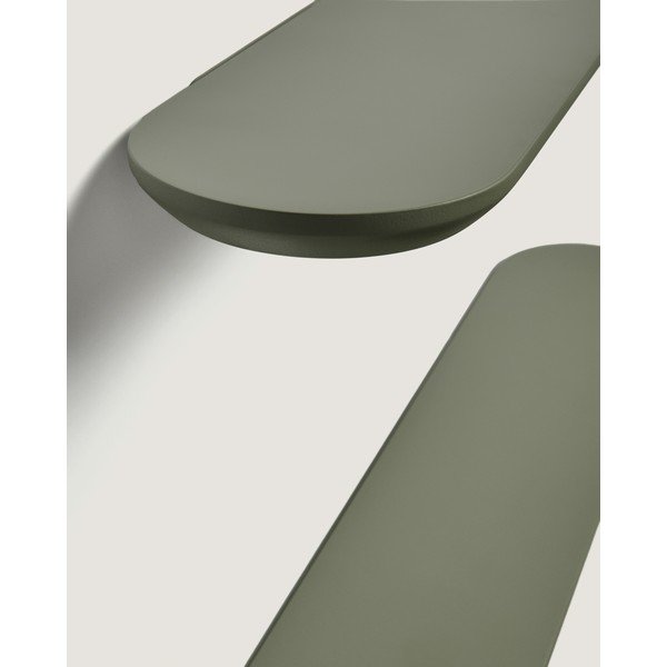 Rohelised riiulid 2tk komplektis 55 cm Arely - Kave Home-image-3