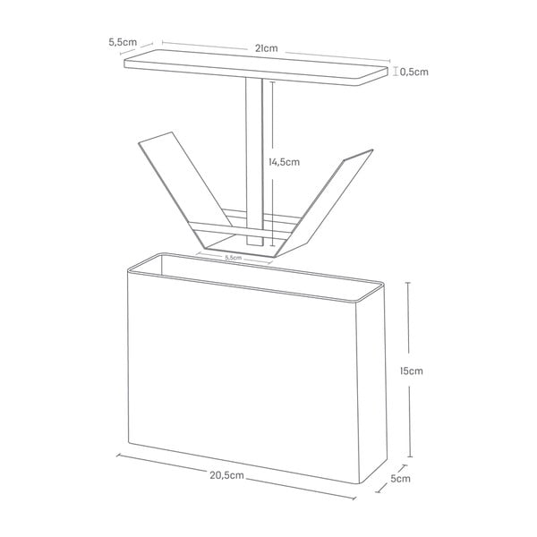 Kohvifiltrite hoidja Tosca - YAMAZAKI-image-4
