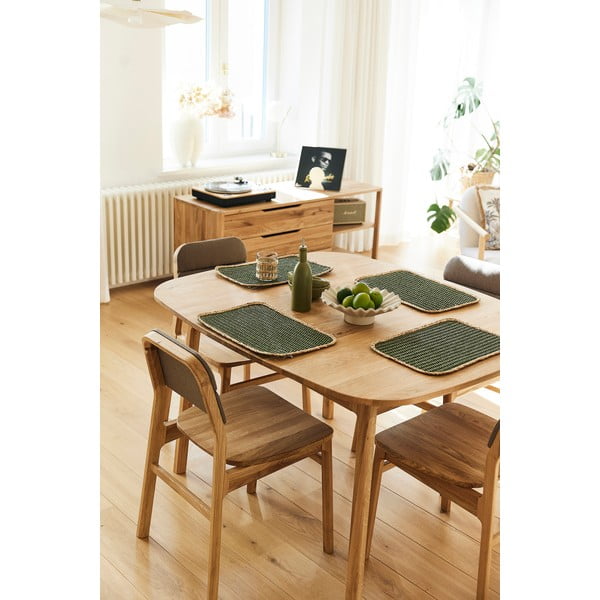 Tammepuidust söögilaud 90x120 cm Twig - The Beds-image-1