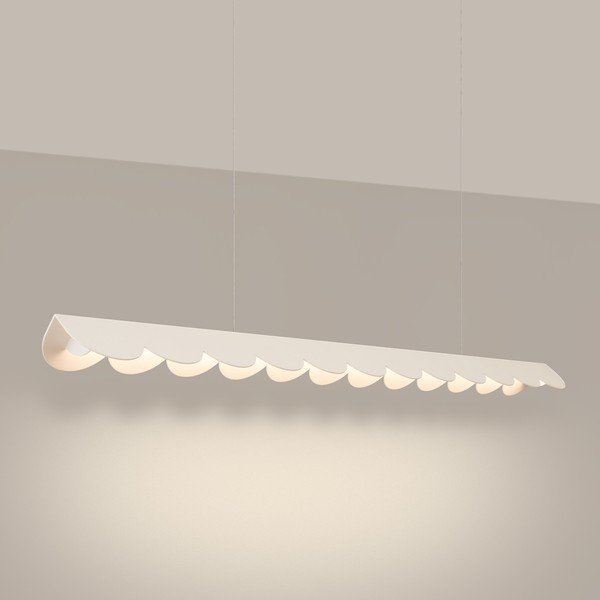 Beež alumiiniumist LED-rippvalgusti BISCUIT - Thoro-image-2