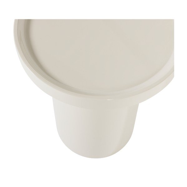 Läikiv ümmargune abilaud ø 40 cm Veluna - WOOOD-image-2