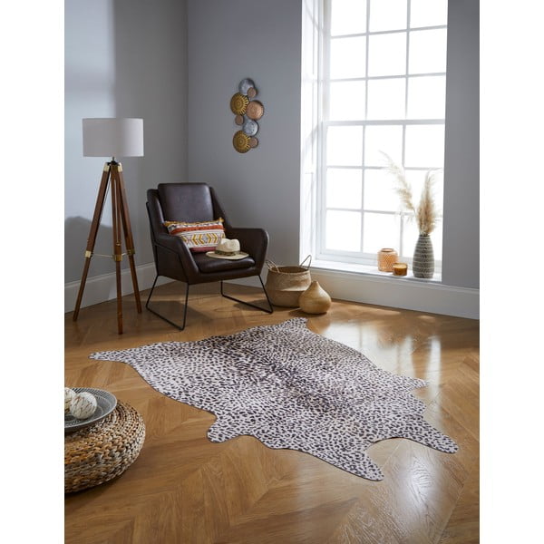 Pruun sünteetiline karusnahk 155x195 cm - Flair Rugs-image-2