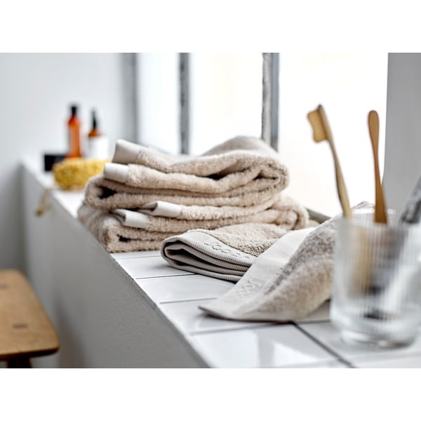 Beež puuvillane froteerätik 70x140 cm Comfort - Södahl-image-1