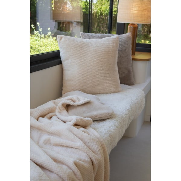 Taupe mikroplüüsist kuumaveepudel 2 l Warmers - Tiseco Home Studio-image-1