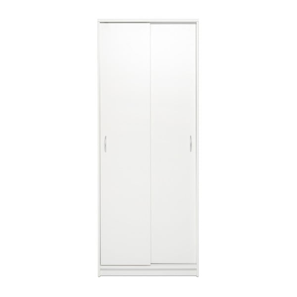 Bílá skříň se 2 posuvnými dveřmi Intertrade Kiel, šířka 74 cm