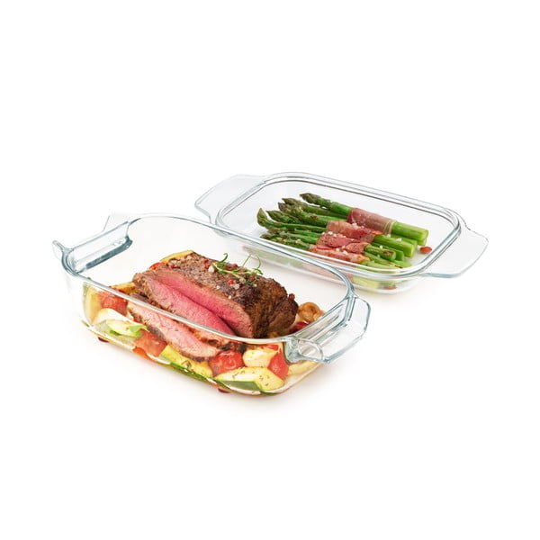 Klaasist küpsetusvorm kaanega 19x34 cm GrandChef - Tescoma-image-1