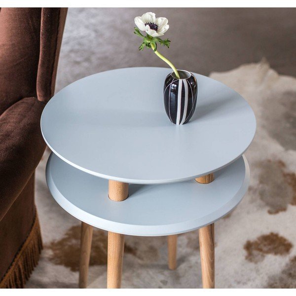 Tumehall UFO kohvilaud, Ø 45 cm Ufo - Ragaba-image-1