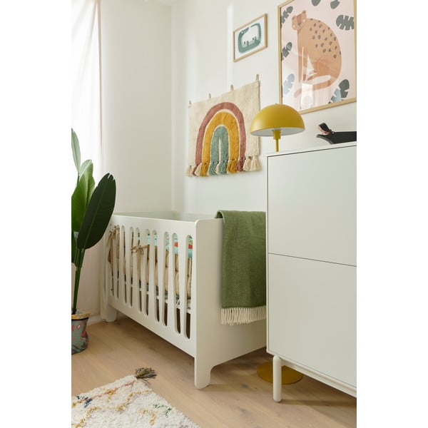 Valge voodi, 60 x 120 cm Moon - Pinio-image-1