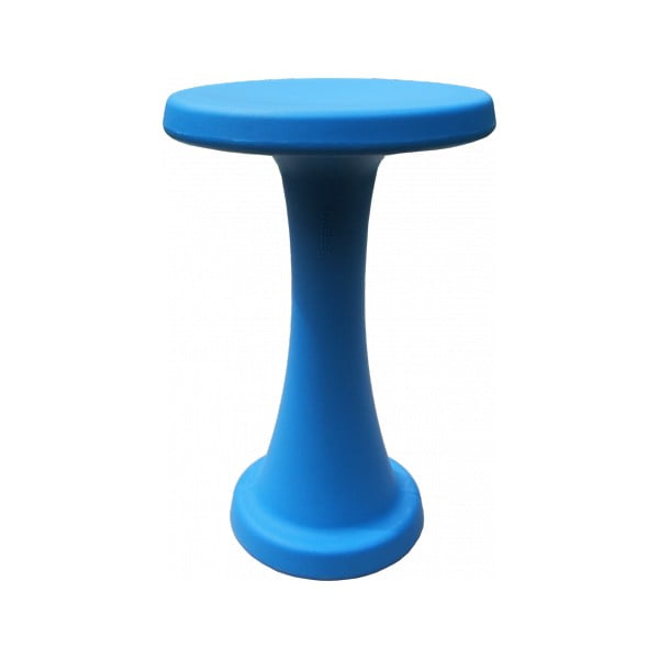 Modrá stolička OneLeg, 40cm