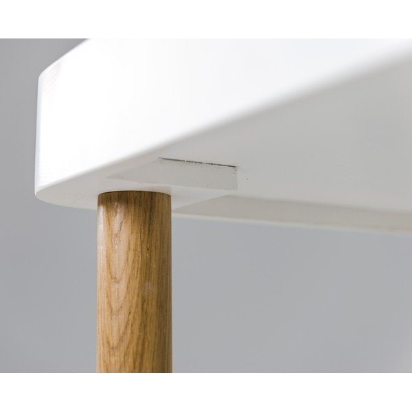 Bílý servírovací vozík na kolečkách Tenzo Wagon Oak-image-4