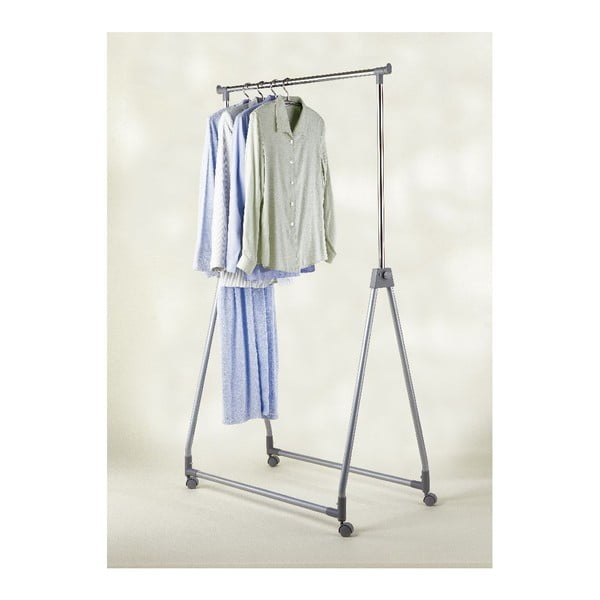 Hall metallist teleskoopiline/ mobiilne riietehoidja Foldable - Wenko-image-1