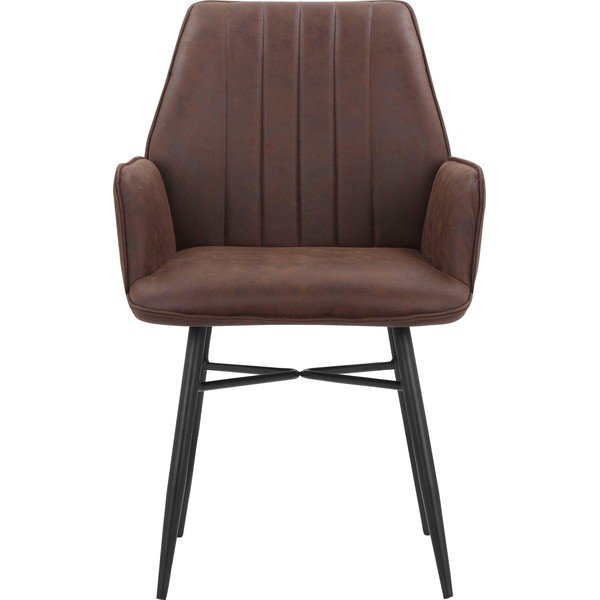 Pruunid söögitoolid, 2 tk komplektis Anzo - Støraa-image-2