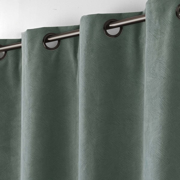 Roheline sametkardin 140x260 cm Olympe - douceur d'intérieur-image-3