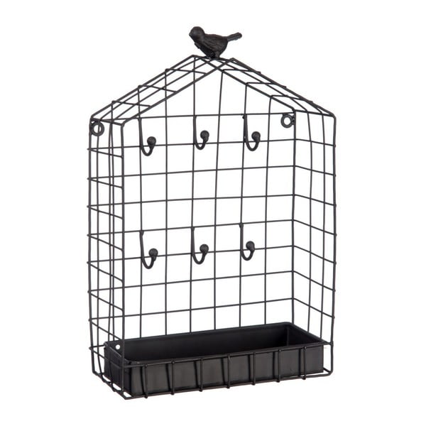 Věšák na klíče Bird Cage, 19x8x31 cm