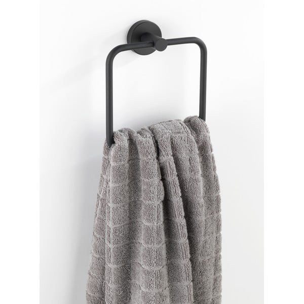 Mattmust seinale paigaldatav roostevabast terasest rätikuhoidja Bosio - Wenko-image-1