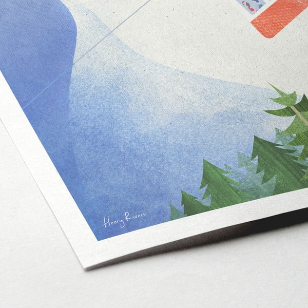 Plakat , A3 Les Alpes - Travelposter-image-2