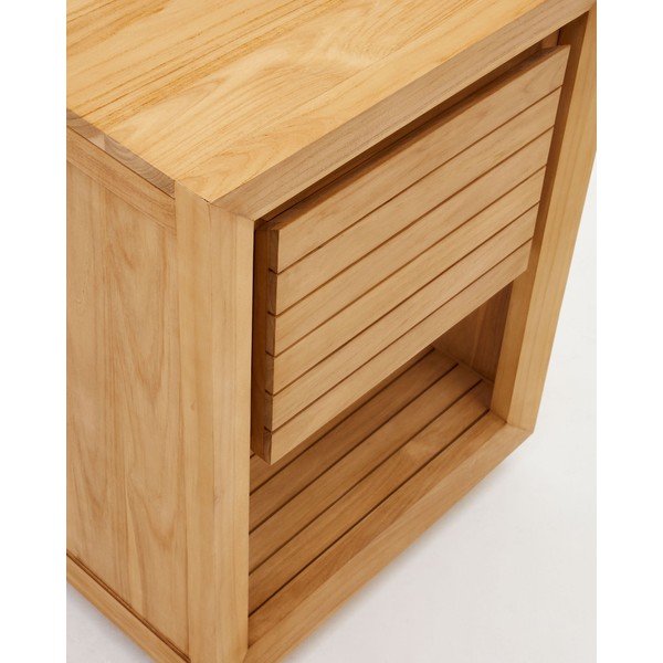 Madal tiikpuidust valamukapp 60x80 cm Saula - Kave Home-image-4