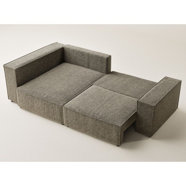 Pruun šenilldiivanvoodi/panipaigaga nurgadiivan (vasak nurk/L-kujuline) Tonga - Maison de Rêve-image-3