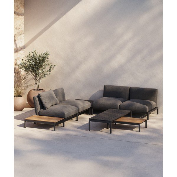Metallist aiakohvilaud 63x149 cm Sorells - Kave Home-image-1