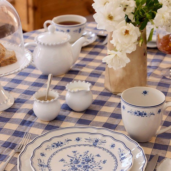 Valge keraamiline teekann sõelaga 500 ml Pearl - Costa Nova-image-2