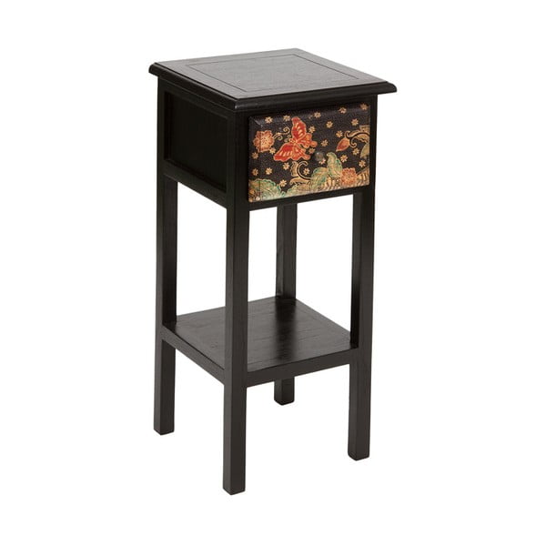 Černý odkládací stolek ze dřeva mindi Santiago Pons Batik