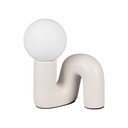 Elevandiluu värvi keraamiline lauavalgusti (kõrgus 21,5 cm) Quinn - Reality