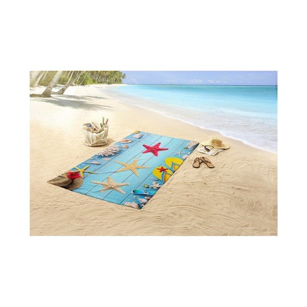 Plážová osuška s potiskem Good Morning Beachy, 100 x 180 cm-image-1