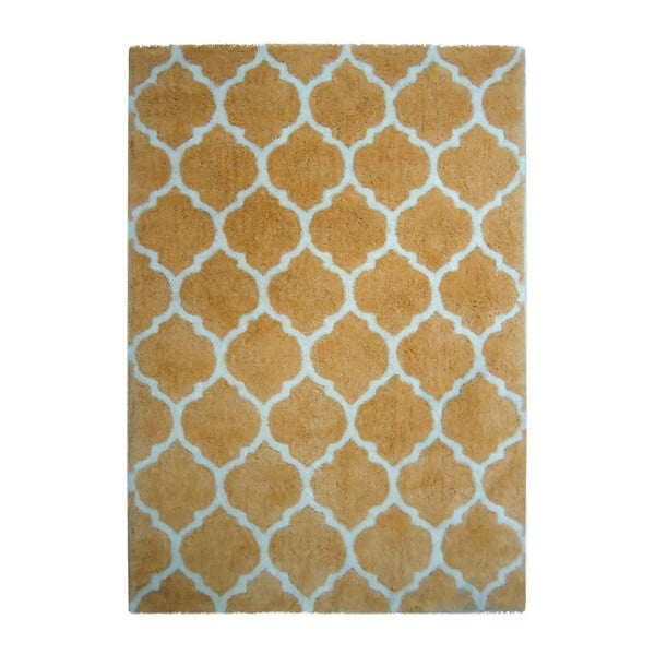 Žlutý koberec Smooth, 160x230cm