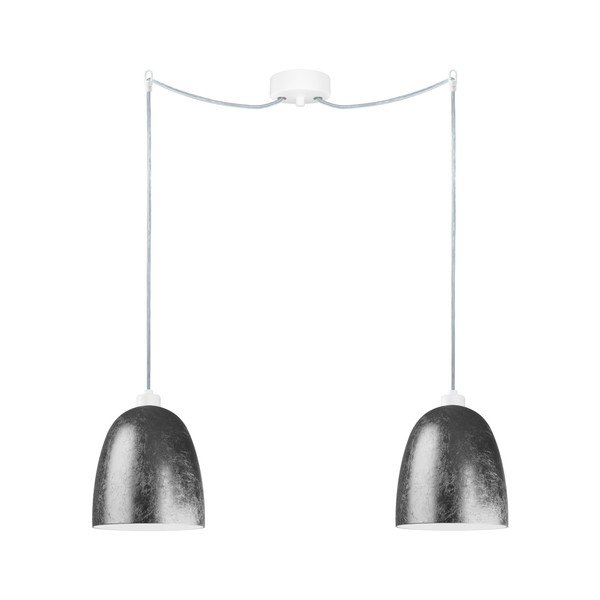 Dvojité světlo AWA Elementary silver/transparent/white