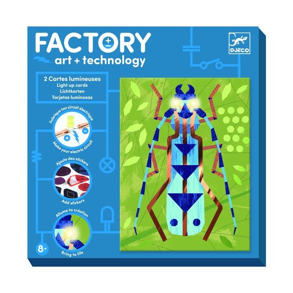 Komplekt 3 helendavat pilti Insectarium - Djeco-image-1