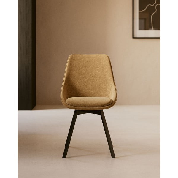 Sinepikollane pöörlev tool Haston - Kave Home-image-1