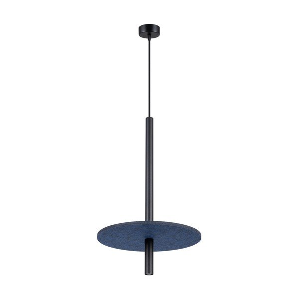 Tumesinine/beež metallist ripplamp ø 30 cm Rilu - Sollux