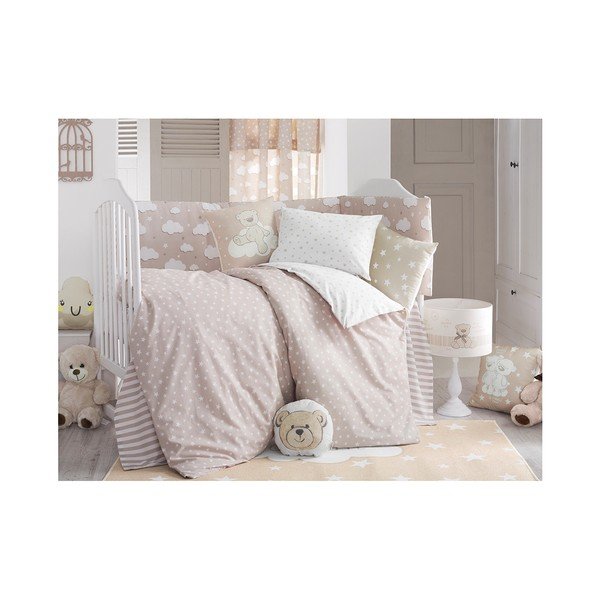 Sinine puuvillane beebipadi Mike & Co. NEW YORK Padja mänguasi Smart Cat, 23 x 33 cm - Mike & Co. NEW YORK-image-2