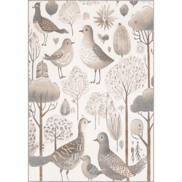 Beež laste vaip 160x230 cm Birdy Birds - FD