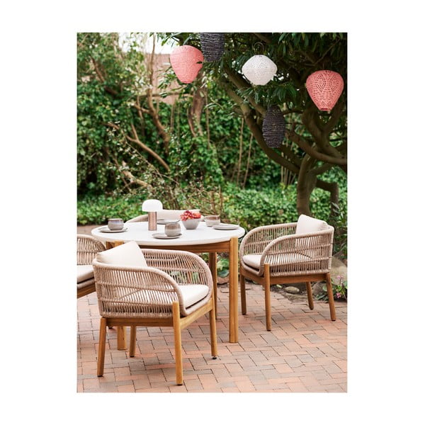 Valge päikesepaneeliga LED-latern (kõrgus 22 cm) Harwood - House Nordic-image-3