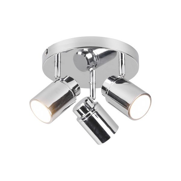 Metallvalgusti läikiva hõbedase värviga Angelo - Trio-image-2