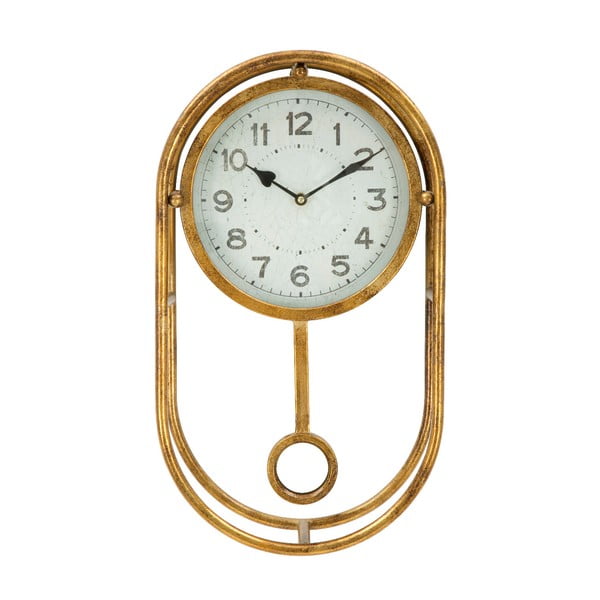 Nástěnné hodiny ve zlaté barvě Mauro Ferretti Muro