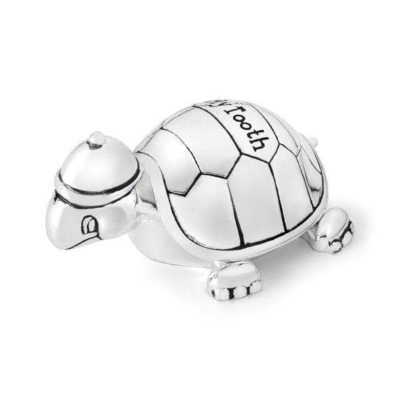 Metallist karp esimesele hambale ø 8x3 cm Turtle - Zilverstad