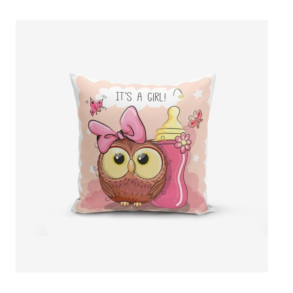 Beebi padjapüür 43x43 cm Girl Owl - Mila Home