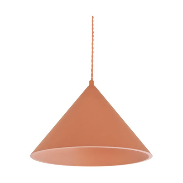 Telliskivivärvi rippvalgusti kivikeraamikast varjuga ø 30 cm Vilma – SULION-image-3