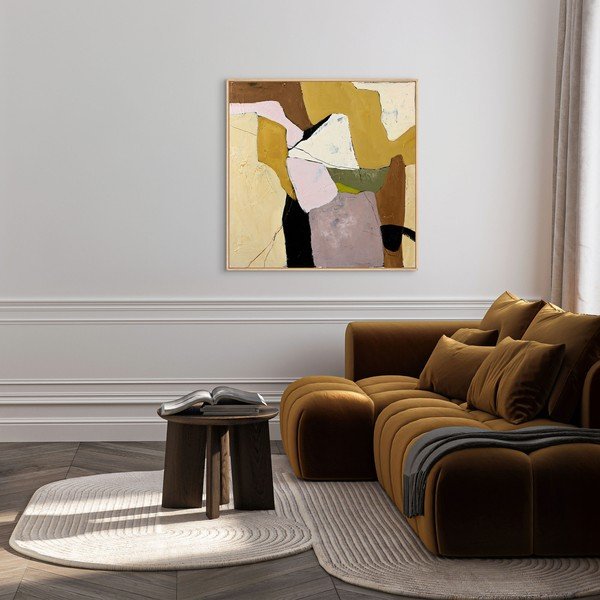 Käsitsi maalitud maal raamiga/lõuendil 101x101 cm Featured - Malerifabrikken-image-1