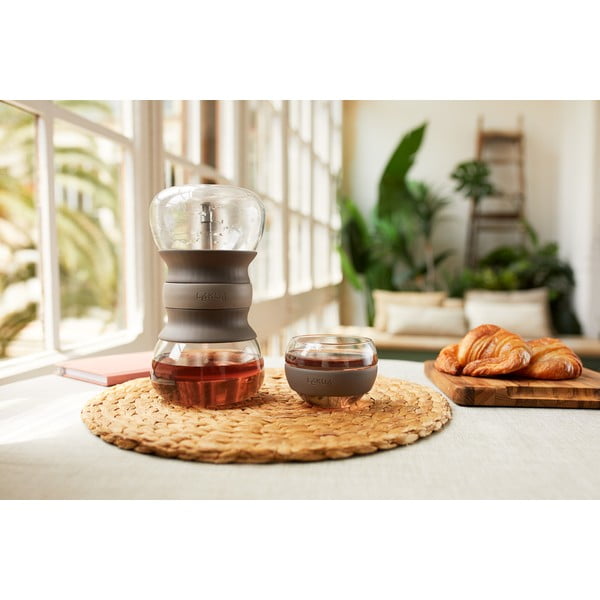 Helepruun klaasist teekann koos sõelaga 500 ml – Lékué-image-2