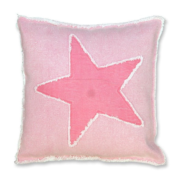 Polštář Star 45x45 cm, růžový