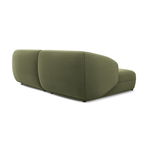 Roheline sametne nurgadiivan (vasakpoolne nurk) Moana - Makamii-image-4