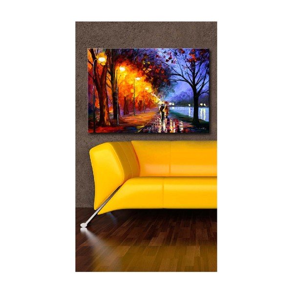 Maal lõuendil Sügisene jalutuskäik, 70 x 45 cm - Wallity-image-1