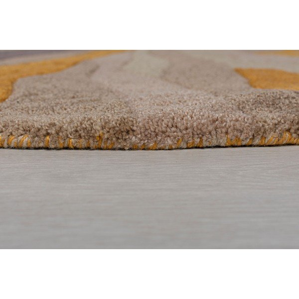 Kollane vaip , ⌀ 135 cm Splinter - Flair Rugs-image-2